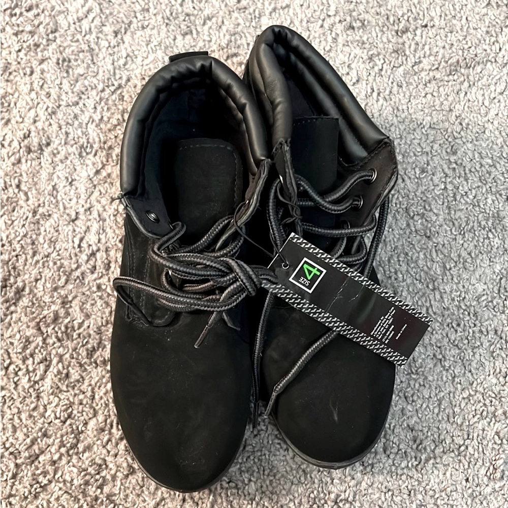 Boys Black Winter Boots